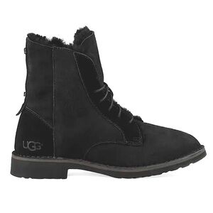 UGG Black Lace Up Boots